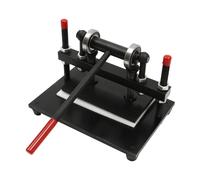 Tagliatrice manuale in pelle, pressa in pelle regolabile con una portata massima di 2 tonnellate, taglierina in schiuma, adatta in pelle, tessuti, silicone e gomma