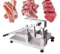 Tagliatrice manuale per carne, in acciaio inox, per pesce, pollo, manzo, costolette, verdure, affetta cibo domestico e commerciale