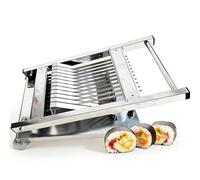 Tagliatrice per sushi, in acciaio inox, per tagli uniformi, facile da pulire, per uso domestico e cucina