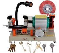 Tagliatrice professionale da 120 W - Duplicatore manuale di chiavi per chiavi vuote, ondulate, cilindriche | Design orizzontale, strumento di copia di chiavi multifunzione