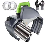 Tagliatubi Elettrico per Impieghi Gravosi,Utensile per Il Taglio Tubi,Precisione ±0,05 Mm,2900-3200 Giri/Min per Acciaio, Pvc,Ghisa,Utensile per Il Taglio a Freddo,Senza Scintille,ZD220