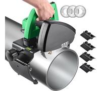 Tagliatubi Elettrico Per Tubi Metallici, Tagliatubi Rapido Per Tubi Di Diametro 15-220mm, Utensile Idraulico Professionale, 3 Lame Di Precisione, Taglio A Freddo Per Acciaio Inossidabile