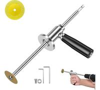 Tagliatubi Interno Per Tubi In PVC - Tagliatubi Per PVC Versatile E Migliorato, Con Accessorio Trapano E Disco Da Taglio Con Grana Diamantata E Impugnatura Interna Per Tubi In PVC