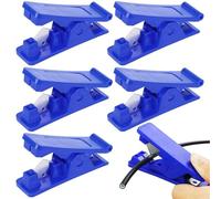 Tagliatubi Plastica,RoadLoo 6 Pezzi Cesoie per Tubi Gomma Morbida Silicone Tubo Taglierina PU Nylon Strumento di Taglio Portatile Tagliare Tubi Idraulici per Freni a Disco Idraulici per Bici