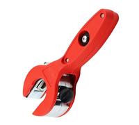 Tagliatubi - robusto strumento manuale a cricchetto 2 in 1 da 18 cm | Tagliatubi in acciaio inossidabile per impianti idraulici | Tubo in metallo morbido in rame e PVC | Manutenzione industria constr