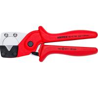TAGLIATUBO KNIPEX 90 10 185 - Acciaio e plastica, 185 mm, impugnatura ergonomica, tubi multistrato