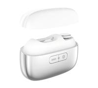 Tagliaunghie automatico: tagliaunghie elettrico per neonati, 2 in 1, con luce LED, lucidatura a luce LED, grinder per manicure, per neonati, anziani, uomini