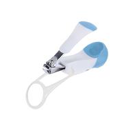 Tagliaunghie Bebè con Lente D’ingrandimento Pieghevole 2x e Presa | Blu, Plastica e Metallo, Impugnatura Ergonomica, per Ragazzo Ragazza e Infanti Colore Casuale
