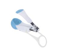 Tagliaunghie con Lente d'Ingrandimento Rimovibile per Ragazzo e Ragazza | Plastica e Metallo, Colore Blu, Impugnatura Stabile, Protezione Sicurezza, Accessorio con Lente Rimovibile