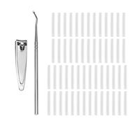 Tagliaunghie Da 1 Pezzo, Tagliaunghie Da 1 Pezzo, Piastra Per Unghie In Linea Da 50 Pezzi, Cuscinetti Per Riempire L'Unghia Del Piede, Set Per Sollevare L'Unghia Del Piede