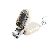 Tagliaunghie da uomo in 1 pezzo con raccoglitore: taglierine affilate e auto-raccolte for carichi pesanti leva ergonomica for mantenere le unghie((4-rolls) 12x40mm-G)