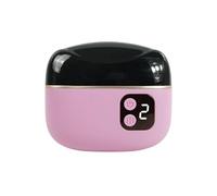 Tagliaunghie elettrico 2 in 1 automatico con lucidante, lima per unghie a 2 velocità con luce, strumento portatile per manicure (viola, taglia unica)