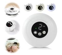 Tagliaunghie elettrico 2 in 1 per unghie, 2 in 1, tagliaunghie elettrico automatico, ricaricabile tramite USB, con spazio per scarti di unghie, per neonati, bambini, adulti (bianco)
