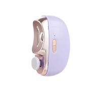 Tagliaunghie Elettrico A 2 Velocità Ricaricabile Con Luce Led - All-In-One Taglia E Lima Neonato, Fresa Per Unghie Con Archivio Rottine - Per Tutte Le Età (Purple)