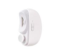 Tagliaunghie Elettrico A 2 Velocità Ricaricabile Con Luce Led - All-In-One Taglia E Lima Neonato, Fresa Per Unghie Con Archivio Rottine - Per Tutte Le Età (White)