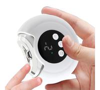 Tagliaunghie elettrico automatico, 3 velocità regolabili, tagliaunghie ricaricabile con display digitale a LED e conservazione degli scarti di unghie, tagliaunghie elettrico per famiglia