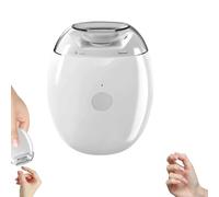 Tagliaunghie elettrico con luce LED e 3 velocità, Smart Nail Grinder Pro, design 3 in 1, strumento elettrico per la cura delle unghie con luce LED, tagliaunghie indolore per unghie spesse, artrite