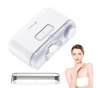 Tagliaunghie elettrico e lucidante, tagliaunghie automatico 2 in 1 per tutte le età, tagliaunghie a 2 velocità con luce LED, ricaricabile e silenzioso, set manicure per bambini, anziani e mani deboli