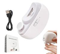 Tagliaunghie elettrico, levigatura automatica delle unghie, illuminazione a LED e sicurezza per bambini, senza fili, ricaricabile USB, collettore di residuo, nessun rumore, per bambini e adulti