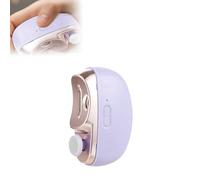 Tagliaunghie elettrico per anziani 2025, set di tagliaunghie automatico 3 in 1, specificamente progettato per una cura delle unghie facile e sicura per adulti anziani (viola)