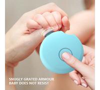 Tagliaunghie elettrico per bambini, affilatore di unghie portatile multifunzione con più testine di affilatura, adatto per uso familiare generico e per tagliare le unghie dei neonati azzurro,rosaColor