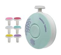 Tagliaunghie elettrico per bambini, kit manicure per unghie, con 6 testine di macinazione per neonati e unghie