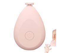 Tagliaunghie elettrico per bambini, tagliaunghie per bambini, con 4 teste di macinazione, tagliaunghie per neonati, neonati, neonati, forma di goccia, forbici per unghie per bambini, batteria