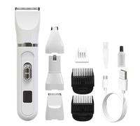 Tagliaunghie elettrico per cani, tagliaunghie 4 in 1, a basso rumore, tagliaunghie e lucidatrice, professionale, ricaricabile, senza fili, per la toelettatura di cani e gatti