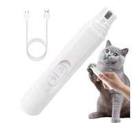Tagliaunghie elettrico per cani | Tagliaunghie elettrico a LED senza fili - Forniture per la toelettatura dei gatti, tagliaunghie per gatti, smerigliatrice per unghie silenziosa per cani di piccola