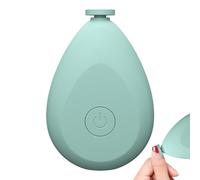 Tagliaunghie elettrico per | Lima per unghie per bambini con 4 teste abrasive | Forbicine per unghie per dita dei piedi e unghie, tagliaunghie per e, forma di goccia Sollee