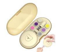 Tagliaunghie Elettrico per Neonati - Kit Lima e Tagliaunghie per Neonati Set Manicure Tagliare Lucidare con 6 Testine Ricambio per Bambini Adulti