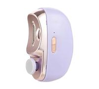 Tagliaunghie elettrico portatile ricaricabile per anziani, donne, uomini, badanti, viola, 85 x 68 x 33 mm