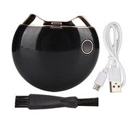 Tagliaunghie Elettrico, Strumento per Manicure per Tagliaunghie Elettrico per Lucidatrice Automatica, Design Curvo Senza Fili Operazione con un Tasto Tagliaunghie Portatile per Dita dei Piedi e(Nero)