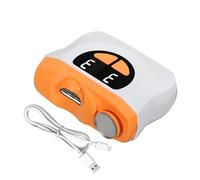 Tagliaunghie elettrico - Tagliaunghie automatico per anziani, tagliaunghie a 3 velocità illuminato con spazio per scarti per una manutenzione silenziosa delle unghie, manicure domestica e cura del