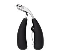 Tagliaunghie ergonomico con testa angolata e raccoglitore per anziani, in acciaio inox e polipropilene, professionale, facile da impugnare