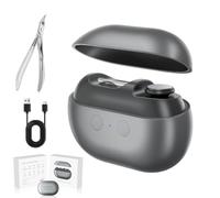 Tagliaunghie Intelligente Easyclip con Ricarica Usb, Yosody 2025 Tagliaunghie Automatico Aggiornato con Luce Led, di Sicurezza Ricaricabile Tramite Usb per Anziani e Adulti(Nero)