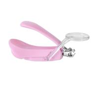 Tagliaunghie Lente D'ingrandimento per Ragazzo Ragazza Rosa | Acciaio Inossidabile e Abs, 1 Pezzo, Cura Mani e Piedi, Formato Pratico per Ragazzo Ragazza e Ragazzo Ragazza Piccolo