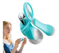 Tagliaunghie per Bambini con Lente di Ingrandimento,Strumento di Precisione per la Cura delle Unghie - Cutter per Unghie in Acciaio Inossidabile per Bambini Ragazzi Famiglia e Amici
