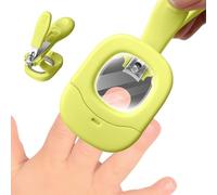 Tagliaunghie per bambini con lente d'ingrandimento e luce a LED, kit di taglio antispruzzi per bambini e ragazze, uso quotidiano in casa, asilo e campeggio