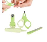 Tagliaunghie per bambini, kit tagliaunghie per bambini | Set per la cura della scuola materna Baby Clippers | Kit manicure per bambini, pinzette, tagliaunghie, lima per unghie, forbici testa tonda p