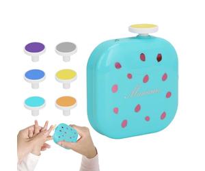 Tagliaunghie per bambini, ricaricabile tramite USB, per bambini, a basso rumore, a due velocità, strumento per la cura delle unghie per tutte le età, per pendolari e viaggi su strada all'asilo