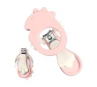 Tagliaunghie per bambini | tagliaunghie per unghie sottili, pinza portatile pieghevole con lente d'ingrandimento e luce LED per età