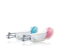 Tagliaunghie per Bebè Rosa con Lente di Ingrandimento, Plastica e Metallo | Impugnatura Ergonomica, Presa Stabile, Accessorio Incluso, per Ragazzo Ragazza e Infante Colore Casuale