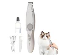 Tagliaunghie per cani - Silenzioso e Wireless - Tagliacapelli impermeabile a 2 velocità per animali domestici, tagliacapelli con aspirapolvere e cappotti