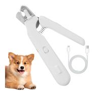Tagliaunghie Per Cani,Tagliaunghie Per Gatti Ricaricabile Con Luce LED | Levigunghie Resistente ad Uso Intensivo per Cura unghie Zampe Animali,Per Toe e Trimming Dita Animali Domestici