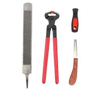 Tagliaunghie per capre, kit di strumenti di finitura per mucche, set ergonomico multifunzionale per la cura e la scia equina con design palmare