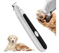 Tagliaunghie per Zampe di Cane,E Rasoio Per Animali Domestici - Rifinitore Elettrico Viso Portatile per Cuccioli e Animali di Taglia Piccola Media