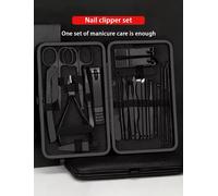 Tagliaunghie Set Professionale Strumenti acciaio per Manicure Pedicure 24 Pezzi