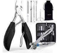 Tagliaunghie Set Professionale, Tronchesino per Piedi Affilate per Unghie Spesse