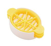 Tagliauova Tagliauova in plastica Tritatutto per uova sode Affettatrice per uova Utensile da per uso domestico in ristorante Realizzato in materiale PP premium Giallo bianco